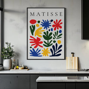 Primary Garden Matisse Plakat - 21 x 29.7 cm - Nellastore