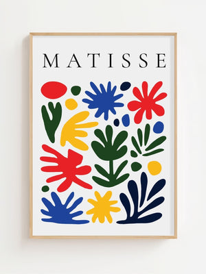 Primary Garden Matisse Plakat - 21 x 29.7 cm - Nellastore