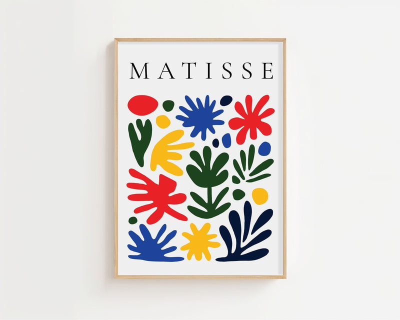Primary Garden Matisse Plakat - 21 x 29.7 cm - Nellastore