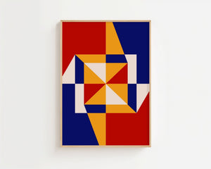 Primary Structure Bauhaus Plakat - 21 x 29.7 cm - Nellastore