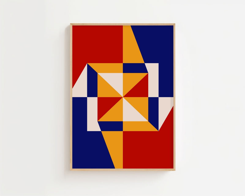 Primary Structure Bauhaus Plakat - 21 x 29.7 cm - Nellastore
