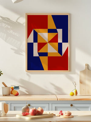Primary Structure Bauhaus Plakat - 21 x 29.7 cm - Nellastore