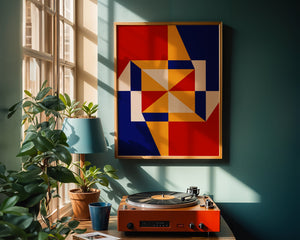 Primary Structure Bauhaus Plakat - 21 x 29.7 cm - Nellastore
