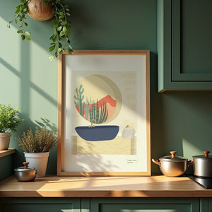 Quiet Basin View Plakat - 21 x 29.7 cm - Nellastore