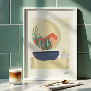 Quiet Basin View Plakat - 21 x 29.7 cm - Nellastore