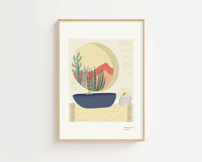 Quiet Basin View Plakat - 21 x 29.7 cm - Nellastore