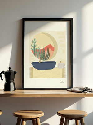 Quiet Basin View Plakat - 21 x 29.7 cm - Nellastore