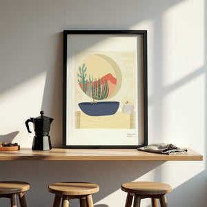 Quiet Basin View Plakat - 21 x 29.7 cm - Nellastore
