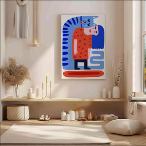 Quiet Embrace Plakat - 21 x 29.7 cm - Nellastore