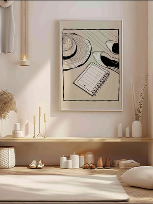 Quiet Notes Plakat - 21 x 29.7 cm - Nellastore