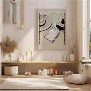 Quiet Notes Plakat - 21 x 29.7 cm - Nellastore