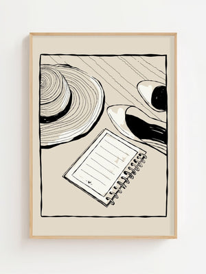 Quiet Notes Plakat - 21 x 29.7 cm - Nellastore