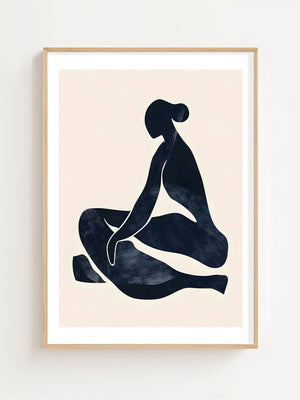 Quiet Pose Plakat - 21 x 29.7 cm (A4) - Nellastore