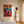 Red Canvas Geometry Plakat - 21 x 29.7 cm - Nellastore