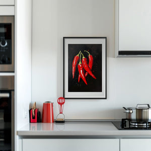 Red Chili Peppers Plakat - 21 x 29.7 cm (A4) - Nellastore