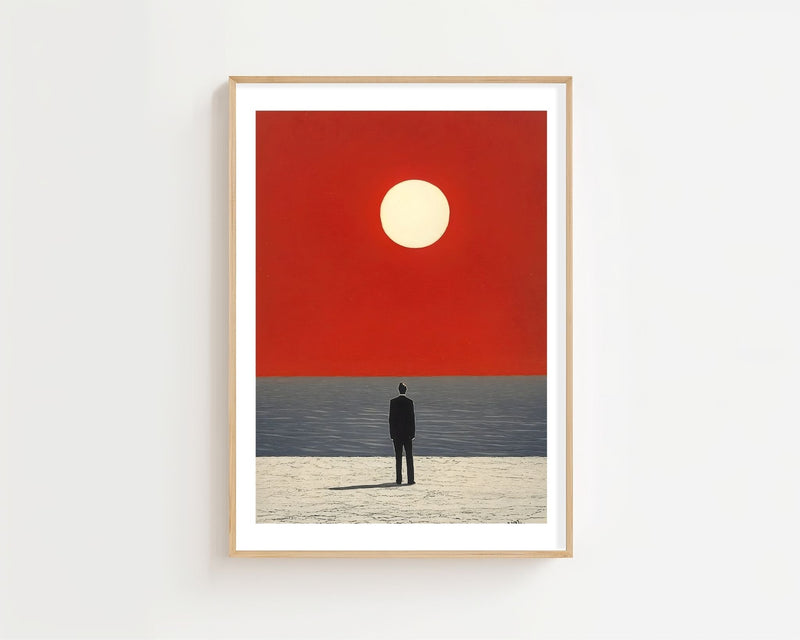 Red Horizon Plakat - 21 x 29.7 cm (A4) - Nellastore