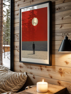 Red Horizon Plakat - 21 x 29.7 cm (A4) - Nellastore