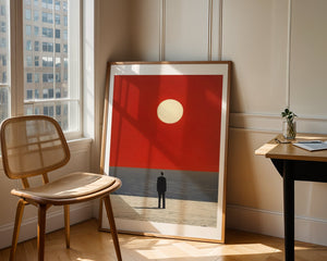 Red Horizon Plakat - 21 x 29.7 cm (A4) - Nellastore