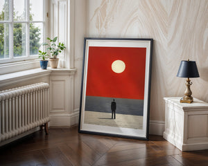 Red Horizon Plakat - 21 x 29.7 cm (A4) - Nellastore