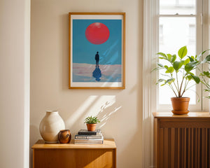 Red Moon Rising Plakat - 21 x 29.7 cm (A4) - Nellastore