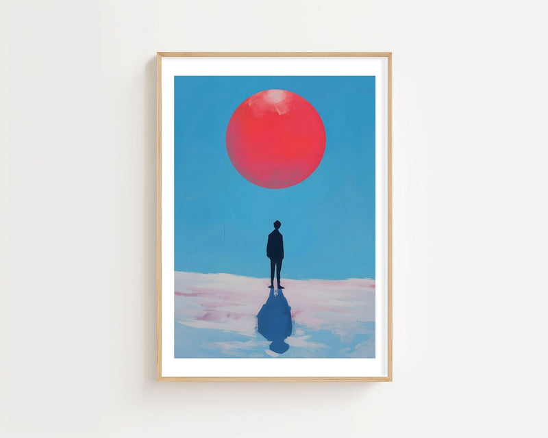 Red Moon Rising Plakat - 21 x 29.7 cm (A4) - Nellastore