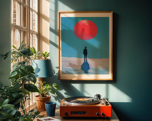 Red Moon Rising Plakat - 21 x 29.7 cm (A4) - Nellastore