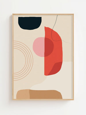 Red Orbit Plakat - 21 x 29.7 cm - Nellastore