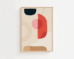 Red Orbit Plakat - 21 x 29.7 cm - Nellastore