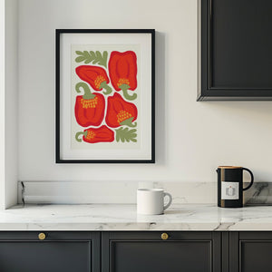 Red Pepper Harvest Plakat - 21 x 29.7 cm - Nellastore