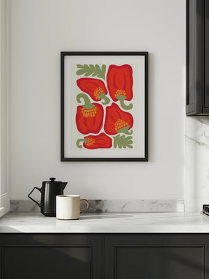 Red Pepper Harvest Plakat - 21 x 29.7 cm - Nellastore