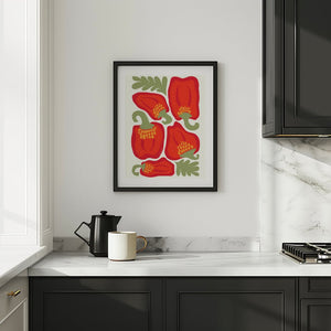 Red Pepper Harvest Plakat - 21 x 29.7 cm - Nellastore