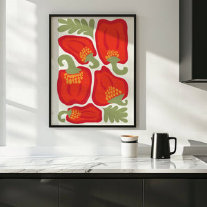 Red Pepper Harvest Plakat - 21 x 29.7 cm - Nellastore