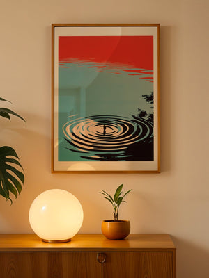 Red Reflection Plakat - 21 x 29.7 cm (A4) - Nellastore