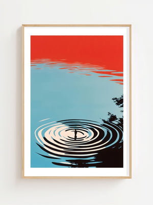 Red Reflection Plakat - 21 x 29.7 cm (A4) - Nellastore