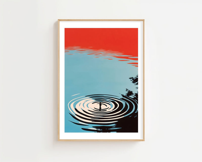 Red Reflection Plakat - 21 x 29.7 cm (A4) - Nellastore