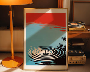 Red Reflection Plakat - 21 x 29.7 cm (A4) - Nellastore