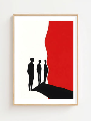 Red Shadow Trio Plakat - 21 x 29.7 cm (A4) - Nellastore