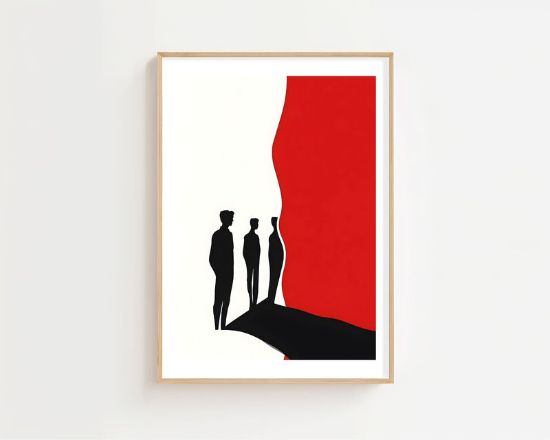 Red Shadow Trio Plakat - 21 x 29.7 cm (A4) - Nellastore