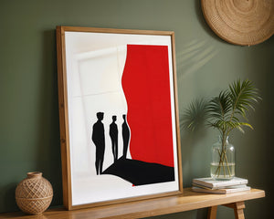 Red Shadow Trio Plakat - 21 x 29.7 cm (A4) - Nellastore