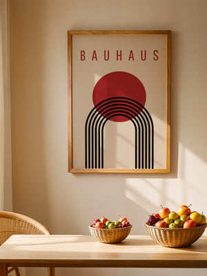 Red Sun Arch Plakat - 21 x 29.7 cm - Nellastore
