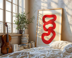 Red Tangle Plakat - 21 x 29.7 cm (A4) - Nellastore