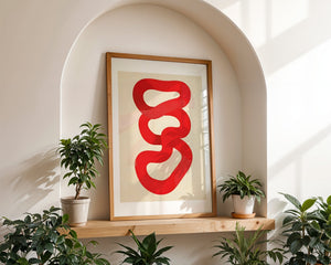 Red Tangle Plakat - 21 x 29.7 cm (A4) - Nellastore