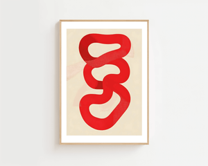 Red Tangle Plakat - 21 x 29.7 cm (A4) - Nellastore