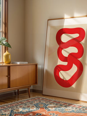 Red Tangle Plakat - 21 x 29.7 cm (A4) - Nellastore