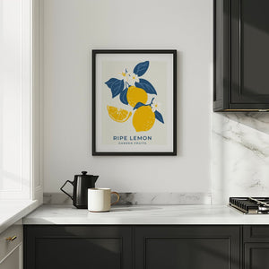 Ripe Lemon Garden Plakat - 21 x 29.7 cm - Nellastore