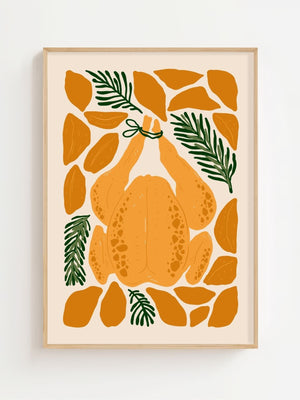 Roast Chicken Rosemary Plakat - 21 x 29.7 cm - Nellastore