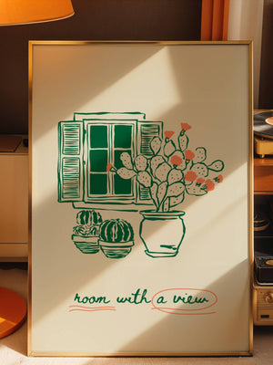 Room With A View Plakat - 21 x 29.7 cm - Nellastore
