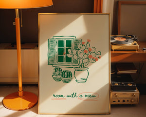 Room With A View Plakat - 21 x 29.7 cm - Nellastore