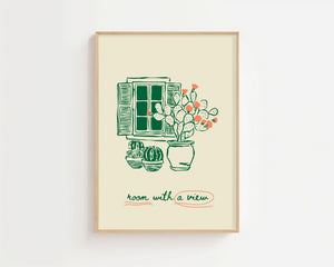 Room With A View Plakat - 21 x 29.7 cm - Nellastore