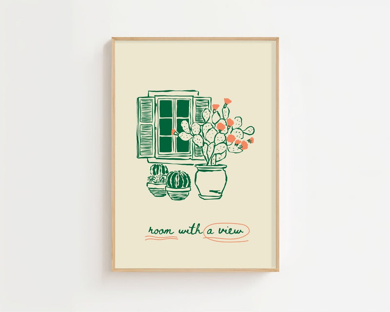 Room With A View Plakat - 21 x 29.7 cm - Nellastore